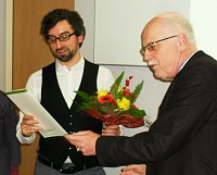 Theodor-Roemer-Preis 2016 an Dr. Christian Nawroth vergeben
(Foto: Heike Braunsdorff)