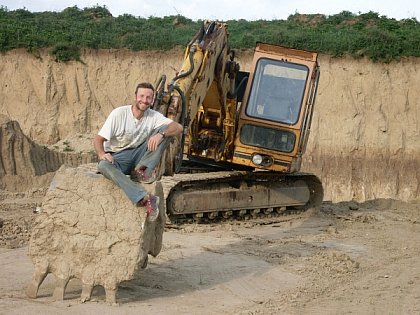 Beprobung Löss PalaeobodenSequenz (Foto: Michael Zech)