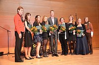 Beste Absolventen der Masterstudiengänge des IAEW 2013 (2.-8. Person v.l.) , Foto: D. Finger, Bauernzeitung