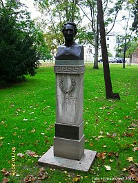 Denkmal, Albrecht Daniel Thaer, Campus Steintor, Ludwig-Wucherer-Str. 2, Innenhof, Foto: H. Braunsdorff 2015