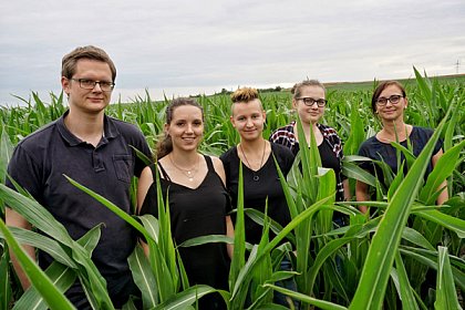 left to right: Nils Holzer, Jessica Heilmann, Lea Polzer, Michelle Marofke & Anja Raschke