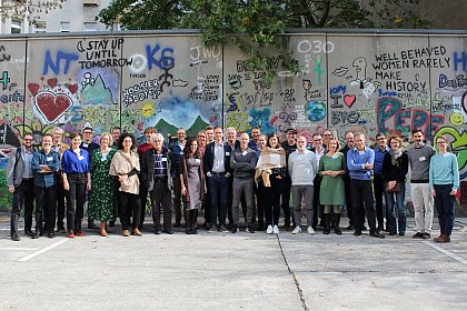 The Ostrom Workshop and the Indiana University Europe Gateway hosted more than thirty researchers from across Europe in Berlin on Friday, September 30, 2022. 