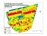 Ergebnisse Bodenuntersuchung 2022 (Karte: Thomas Chudy)