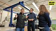 YouTuber Michel Deere mit Dr. Jan R�cknagel und Prof. Janna Macholdt.